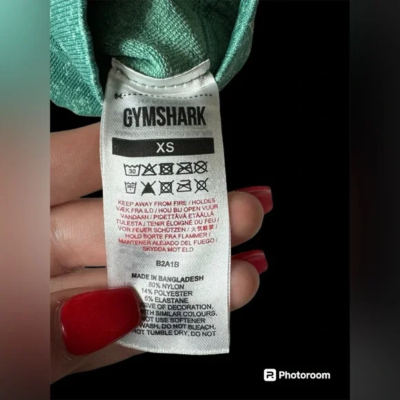 Gymshark seamless green speckled leggings - Picture 4 of 5